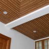 阳台生态木吊顶装饰材料大长城板护墙板客厅背景墙实木板材绿可木